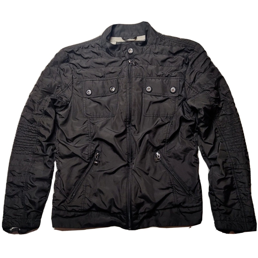HERITAGE 1981 CLASSIC EDITION‎ Men Small Full Zip Black L/S Windbreaker Jacket
